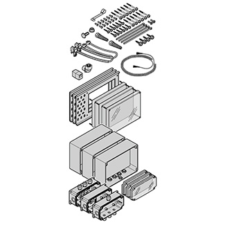 637958 # Комплект для подключен. 8K2/VL 1/2, IP66 для A/B 445, A/B 460, B 460 FU, высота ворот от 6м