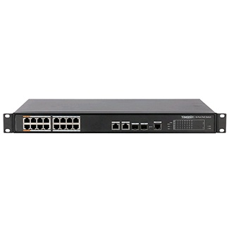 TR-NS2218-240-16PoE # Управляемый коммутатор с 16 PoE-портами и дальностью питания до 250 м