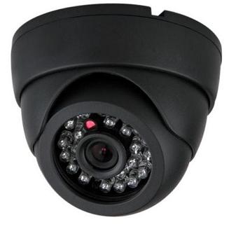 SAF-IP300.Full HD black # Купольная IP видеокамера с ИК подсветкой