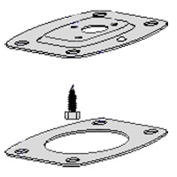 CAME 119RIR146 # Монтажное основание стойки с анкерами DIR-L DIR-LN