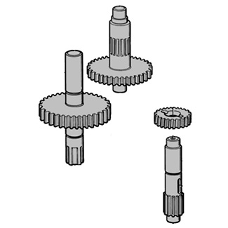 PMDKI3.4611 # Выходной вал в комплекте HYPPO