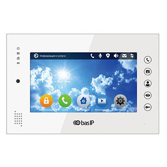 BAS-IP AN-07 W v3 # Монитор IP домофона 7 дюймов, сенсорный