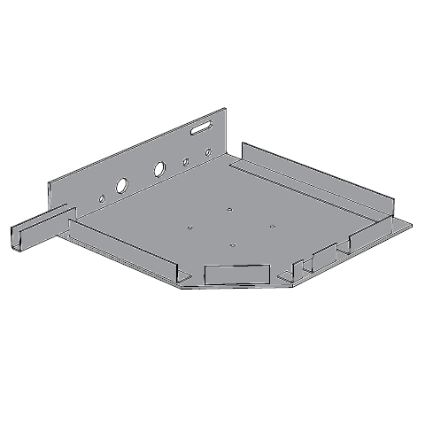 RK37503 # Крышка боковая стальная серая